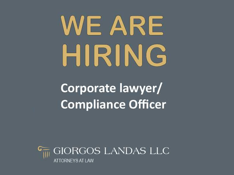 Corporate lawyer/Compliance Officer