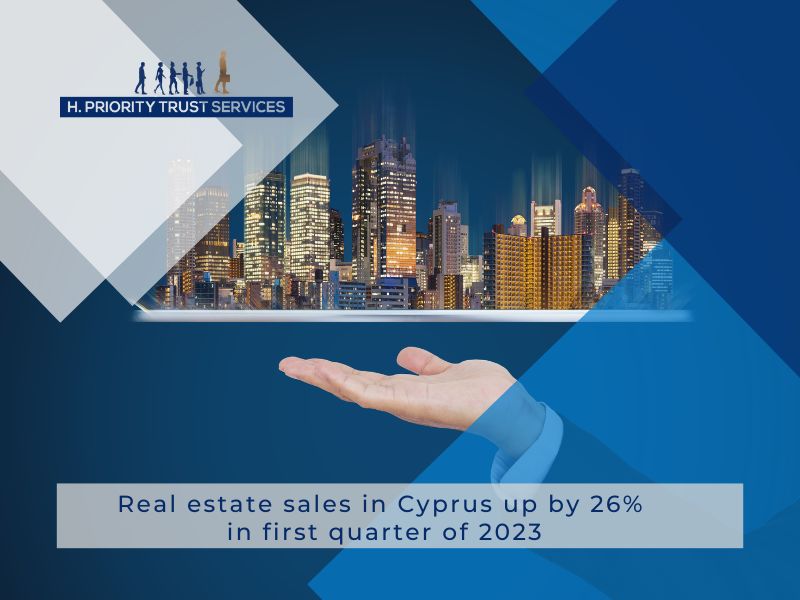 Real estate sales up 26% in first quarter of 2023