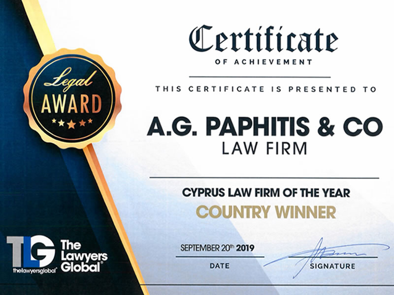 AGP Law Firm has been awarded and ranked at The Lawyers Global as Winner