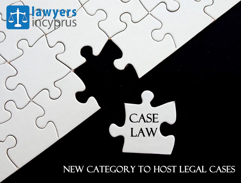 New category for publishing legal cases