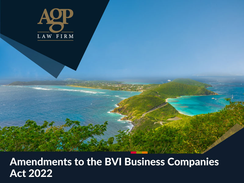 Amendments to the BVI Business Companies Act 2022