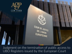 Judgement on the Termination of Public Access to UBO Registers Issued by the European Court