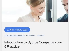 Introduction to Cyprus Companies Law & Practice