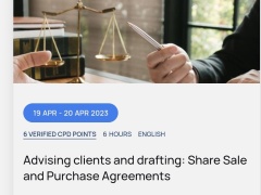 Advising clients and drafting: Share Sale and Purchase Agreements