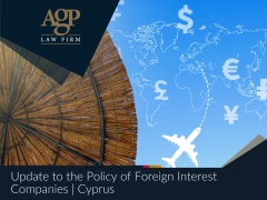 Update to the Policy of Foreign Interest Companies | Cyprus