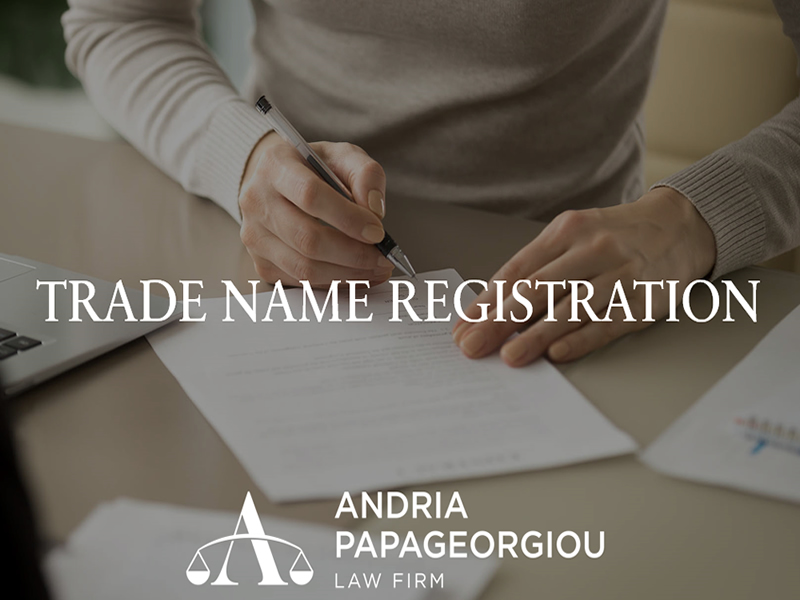 andria papageorgiou law firm trade name registration 669a8fde50513