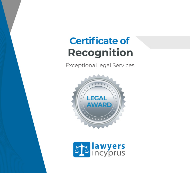 Award: Recognized by LawyersInCyprus.com 6 award recognized by lawyersincyprus com 669fde884a63e