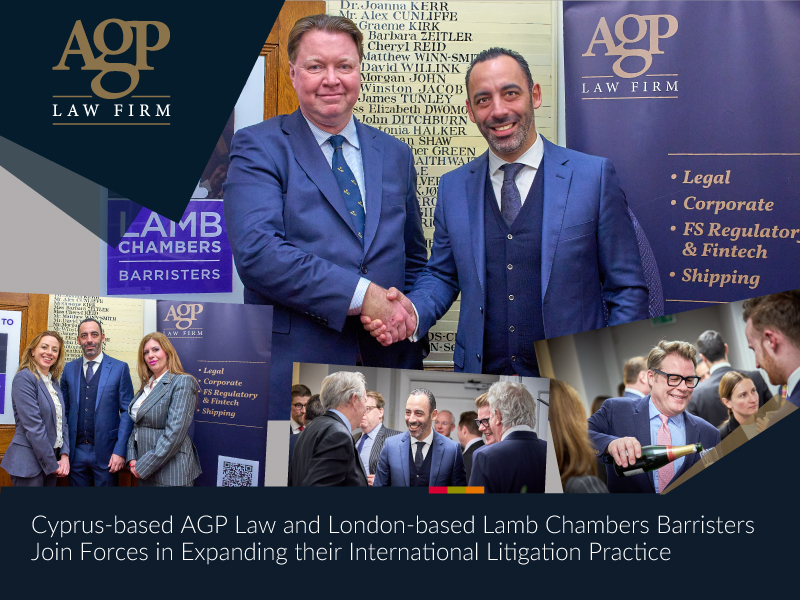 cyprus based agp law and london based lamb chambers barristers join forces in expanding their international litigation practice 6697c4d97d7b3