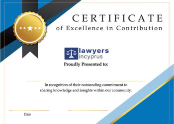 Certificate of Excellence in Contribution