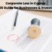 Coporate law in cyprus