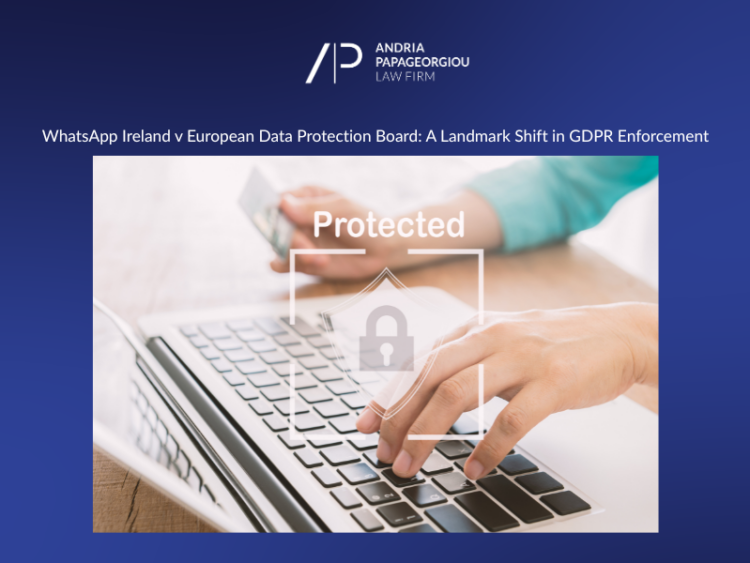 WhatsApp Ireland v European Data Protection Board 1 Data Protection Board