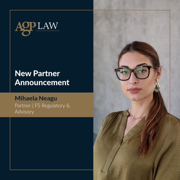 Welcoming a New AGPLAW Partner: Mihaela Neagu 1 AGPLAW Partner