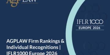 AGPLAW Recognized in IFLR1000 Europe 2026 Rankings 2 IFLR1000 Europe 2026 Rankings